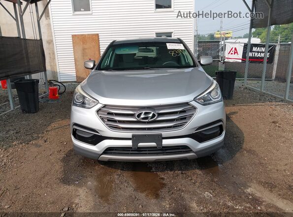 5XYZT3LB4HG498254 2017 HYUNDAI SANTA FE SPORT Silver Rear interior view