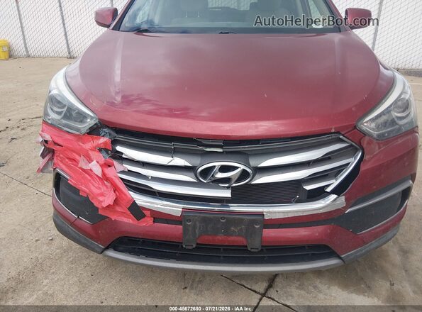 5XYZT3LB4JG532215 2018 HYUNDAI SANTA FE SPORT Красный Вид спереди