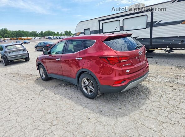5XYZT3LB4JG545255 2018 HYUNDAI SANTA Red Tył lewy