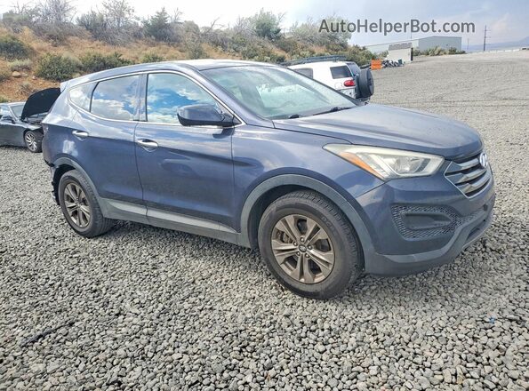 5XYZT3LB5GG326894 2016 HYUNDAI SANTA Blue Передня права чверть