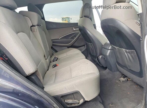 5XYZT3LB5GG326894 2016 HYUNDAI SANTA Blue Вид задньої частини салону