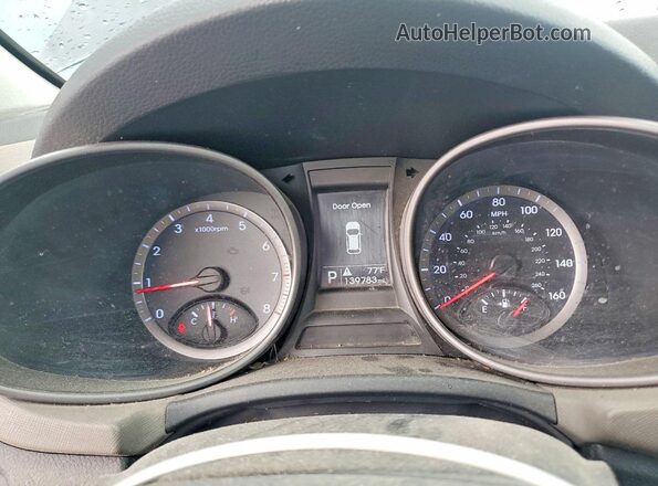 5XYZT3LB5GG326894 2016 HYUNDAI SANTA Blue Вид щитка приладів