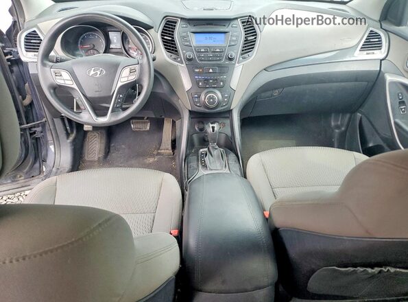 5XYZT3LB5GG326894 2016 HYUNDAI SANTA Blue Вид панелі приладів