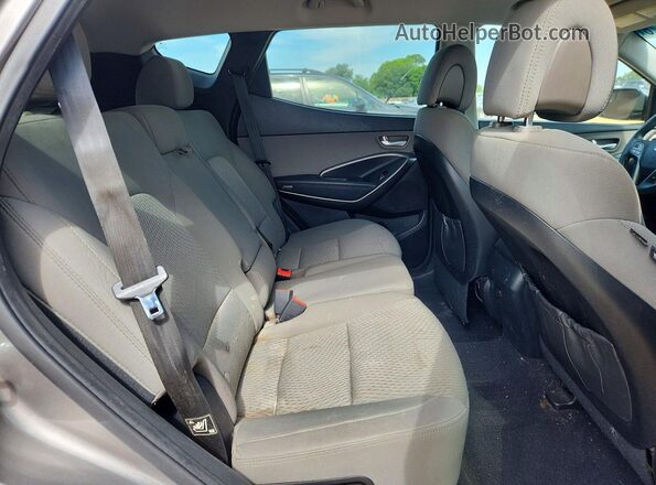 5XYZT3LB6HG404343 2017 HYUNDAI SANTA Gray Սալոնի հետևի տեսք