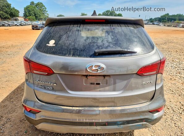 5XYZT3LB6HG404343 2017 HYUNDAI SANTA Gray Հետևի տեսք
