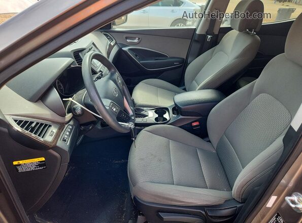 5XYZT3LB6HG404343 2017 HYUNDAI SANTA Gray Սալոնի դիմացի տեսք