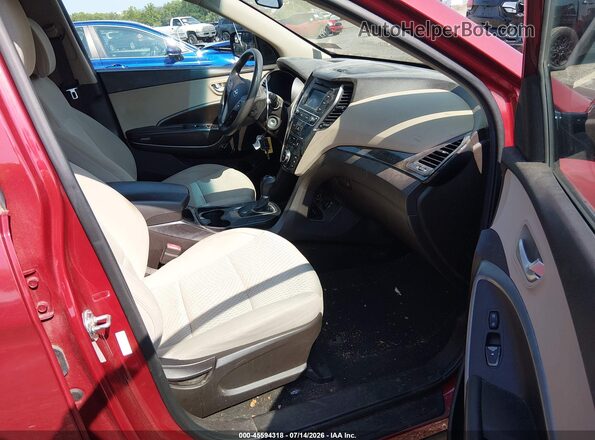 5XYZT3LB6JG556726 2018 HYUNDAI SANTA FE SPORT Red Vista interior delantera
