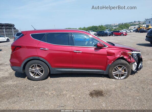 5XYZT3LB6JG556726 2018 HYUNDAI SANTA FE SPORT Red Vista interior trasera