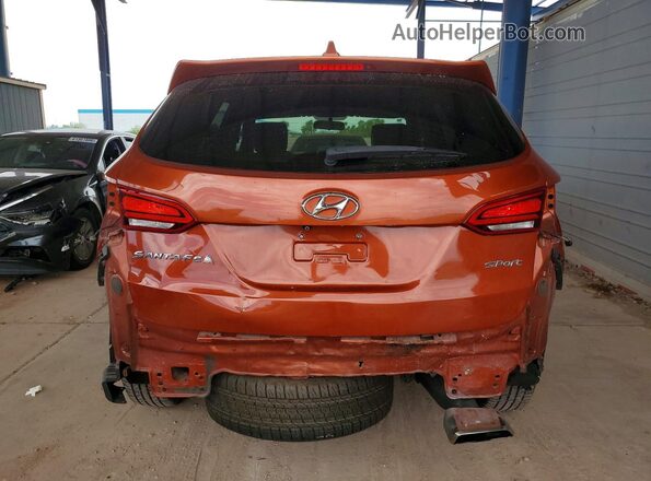 5XYZT3LB7HG457567 2017 HYUNDAI SANTA Orange Հետևի տեսք