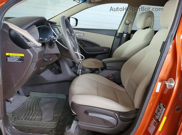 5XYZT3LB7HG457567 2017 HYUNDAI SANTA Orange Սալոնի դիմացի տեսք