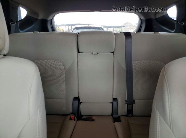 5XYZT3LB7HG457567 2017 HYUNDAI SANTA Orange Հետևի նստատեղերի տեսք