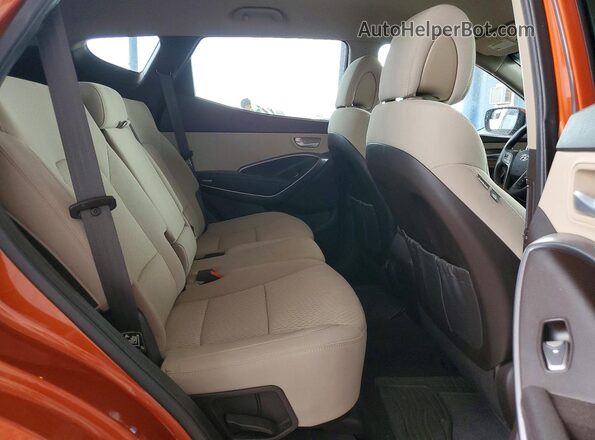 5XYZT3LB7HG457567 2017 HYUNDAI SANTA Orange Սալոնի հետևի տեսք