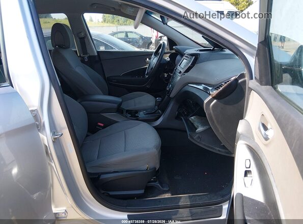 5XYZT3LB7JG550661 2018 HYUNDAI SANTA FE SPORT Silver Widok wnętrza z przodu