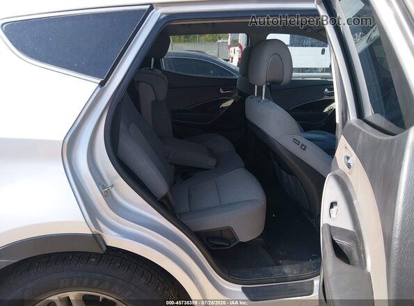5XYZT3LB7JG550661 2018 HYUNDAI SANTA FE SPORT Silver Widok naklejki z numerem VIN