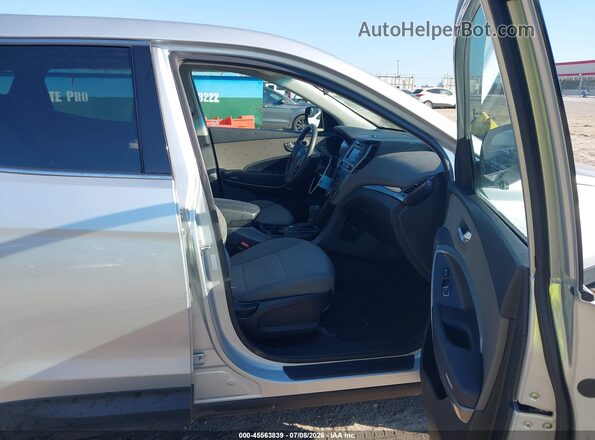 5XYZT3LB7JG558131 2018 HYUNDAI SANTA FE SPORT Silver წინა სალონის ხედი