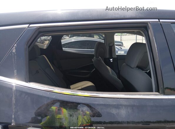 5XYZT3LB7JG563085 2018 HYUNDAI SANTA FE SPORT Black Front view
