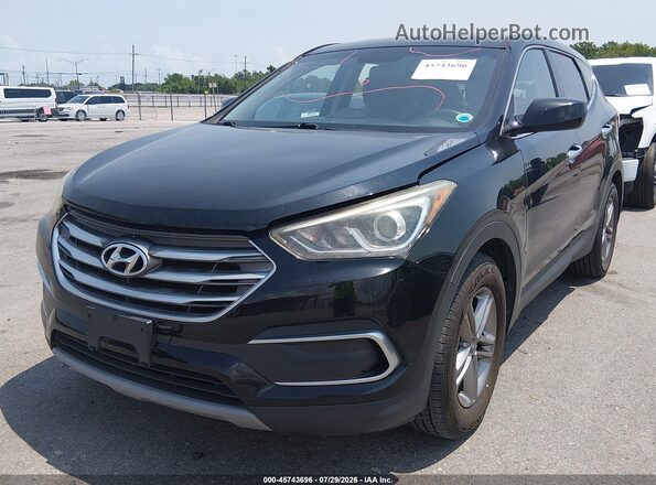 5XYZT3LB7JG563085 2018 HYUNDAI SANTA FE SPORT Black Front left