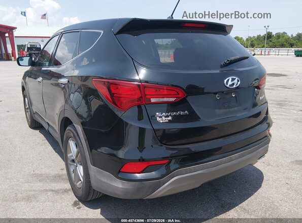 5XYZT3LB7JG563085 2018 HYUNDAI SANTA FE SPORT Black Rear left