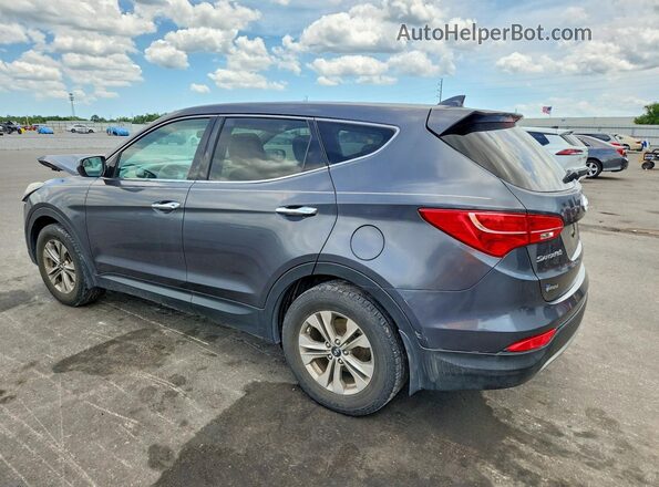 5XYZT3LB8GG374356 2016 HYUNDAI SANTA Gray Задня ліва чверть