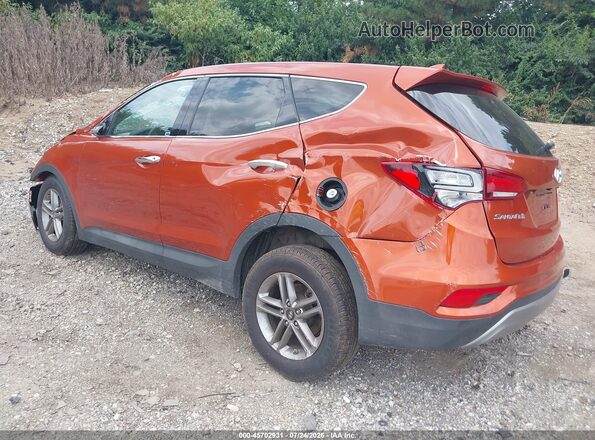 5XYZT3LB8HG382913 2017 HYUNDAI SANTA FE SPORT Оранжевый Задняя левая четверть