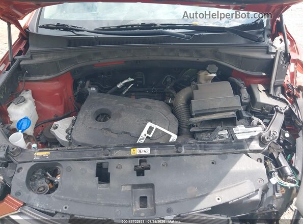 5XYZT3LB8HG382913 2017 HYUNDAI SANTA FE SPORT Оранжевый Вид сзади