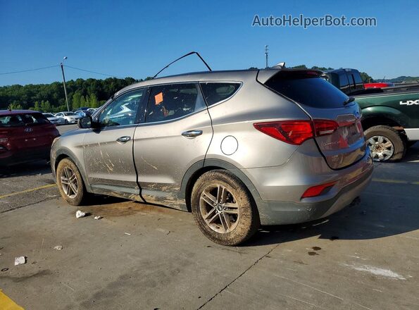 5XYZT3LB8HG387402 2017 HYUNDAI SANTA Серебряный Задняя левая четверть