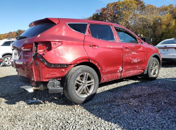 5XYZT3LB8HG415070 2017 HYUNDAI SANTA Maroon Задня права чверть