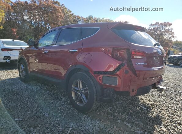 5XYZT3LB8HG415070 2017 HYUNDAI SANTA Maroon Задня ліва чверть