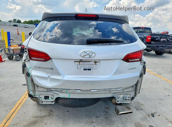 5XYZT3LB8HG435786 2017 HYUNDAI SANTA Silver Вид ззаду