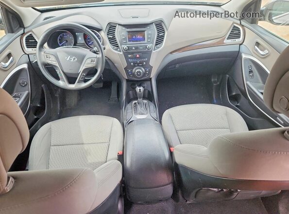 5XYZT3LB8JG563466 2018 HYUNDAI SANTA Gray Vista del salpicadero