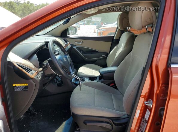 5XYZT3LB9GG321441 2016 HYUNDAI SANTA Orange წინა სალონის ხედი