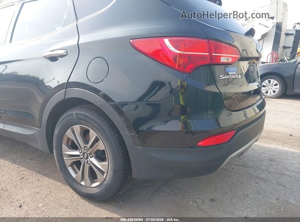 5XYZT3LB9GG374902 2016 HYUNDAI SANTA FE SPORT Black წინა ხედი