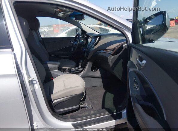 5XYZT3LB9JG533019 2018 HYUNDAI SANTA FE SPORT Silver Вид салону спереду