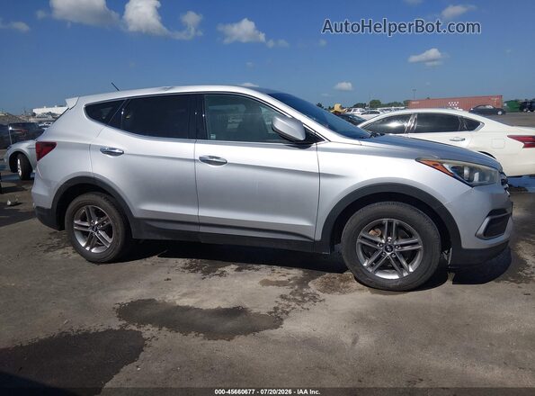 5XYZT3LB9JG533019 2018 HYUNDAI SANTA FE SPORT Silver Вид задньої частини салону