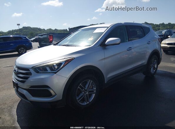 5XYZT3LB9JG533019 2018 HYUNDAI SANTA FE SPORT Silver Передня ліва чверть