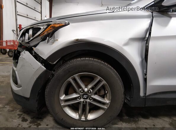 5XYZT3LB9JG556963 2018 HYUNDAI SANTA FE SPORT Silver წინა ხედი