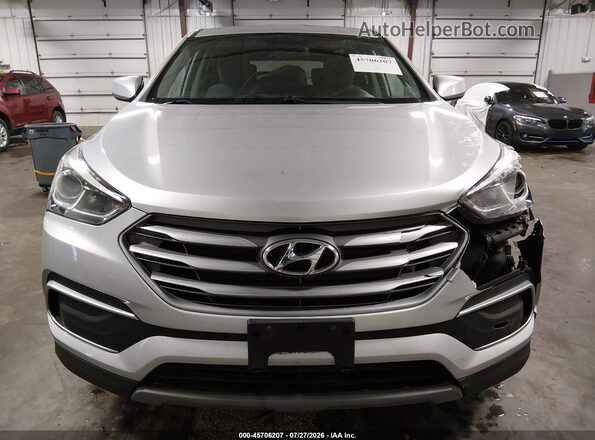 5XYZT3LB9JG556963 2018 HYUNDAI SANTA FE SPORT Silver ხელსაწყოთა პანელის ხედი