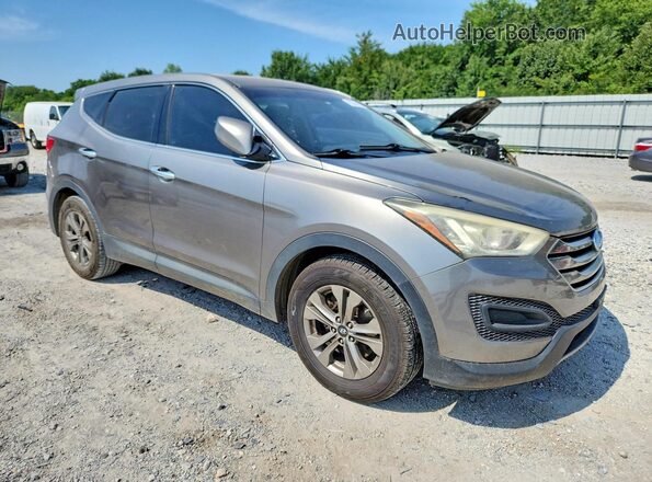 5XYZT3LBXGG306026 2016 HYUNDAI SANTA Gray წინა მარჯვენა