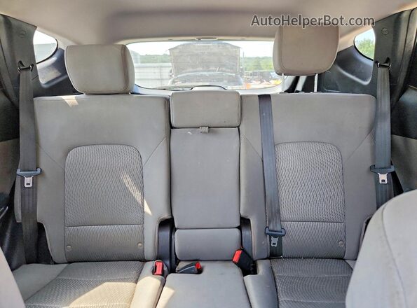5XYZT3LBXGG306026 2016 HYUNDAI SANTA Gray უკანა სავარძლების ხედი
