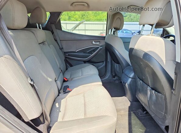 5XYZT3LBXGG306026 2016 HYUNDAI SANTA Gray უკანა სალონის ხედი