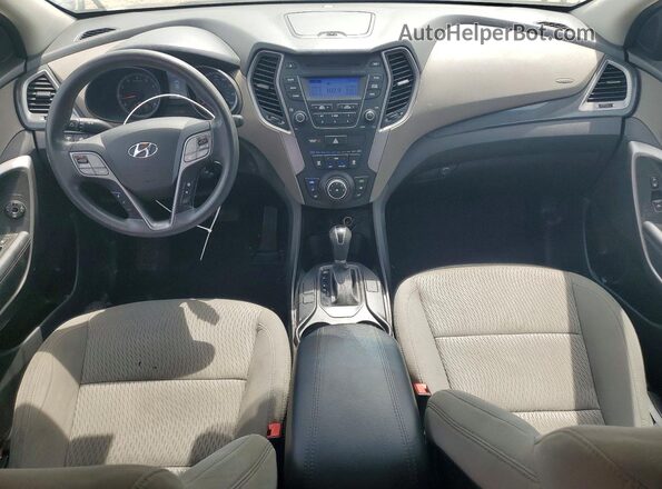 5XYZT3LBXGG317169 2016 HYUNDAI SANTA White Dashboard view