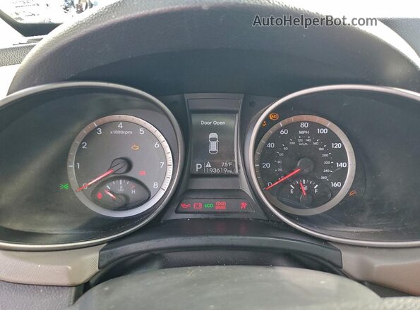 5XYZT3LBXGG365030 2016 HYUNDAI SANTA Silver Вид щитка приладів