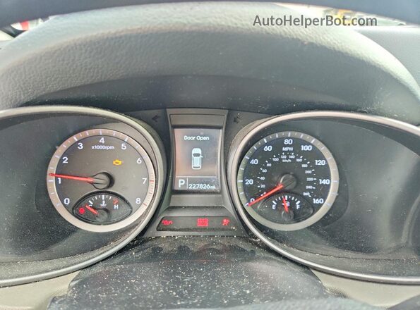 5XYZT3LBXGG370003 2016 HYUNDAI SANTA Silver ხელსაწყოთა პანელის ხედი