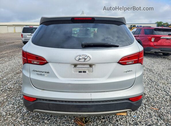 5XYZT3LBXGG370003 2016 HYUNDAI SANTA Silver უკანა ხედი
