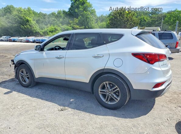 5XYZT3LBXHG386994 2017 HYUNDAI SANTA Silver Հետևի ձախ