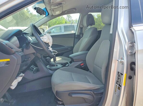 5XYZT3LBXHG386994 2017 HYUNDAI SANTA Silver Սալոնի դիմացի տեսք