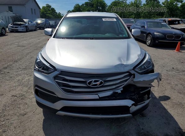 5XYZT3LBXHG386994 2017 HYUNDAI SANTA Silver Դիմացի տեսք