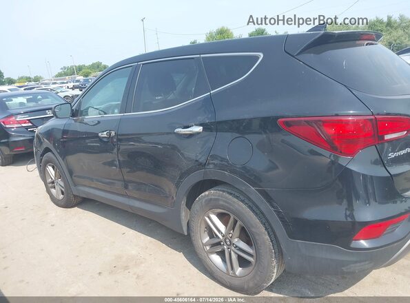 5XYZT3LBXHG399101 2017 HYUNDAI SANTA FE SPORT Black Rear interior view