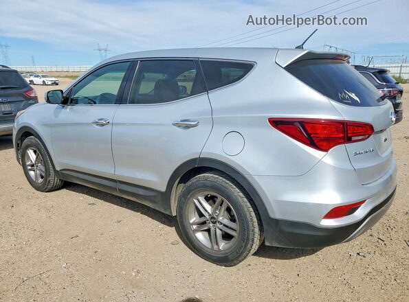 5XYZT3LBXJG525852 2018 HYUNDAI SANTA Silver Rear left