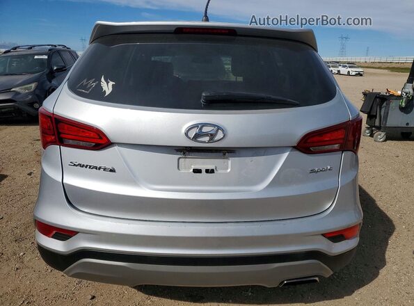 5XYZT3LBXJG525852 2018 HYUNDAI SANTA Silver Rear view